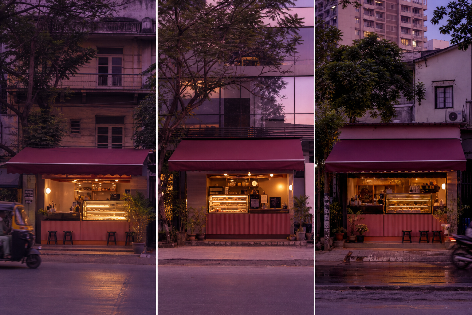 Chain stores across locations
